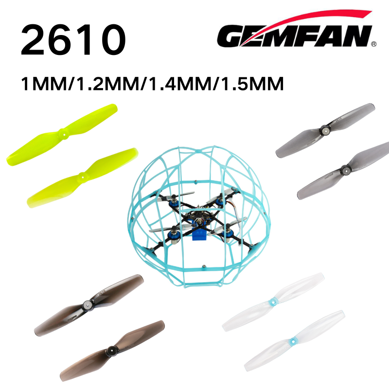 Drone Racing Battery - 2610 Props Gemfan 2.6inch 2 Blades