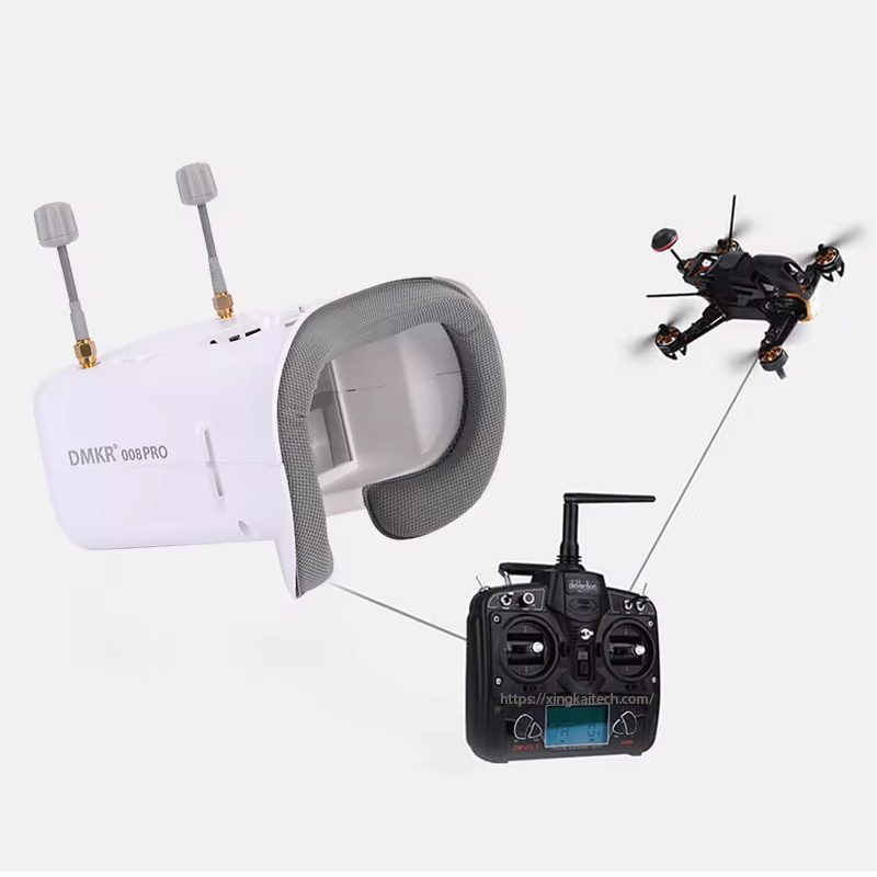 5.8G 4.3 Inch HD LCD FPV Goggl - Drone Racing Goggles recension och pris