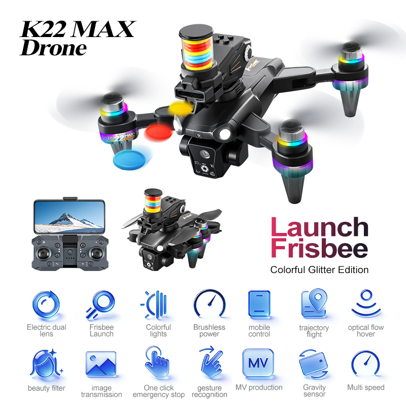 JCMO K22 MAX Frisbee Launch Dr - Drone Racing Camera recension och pris